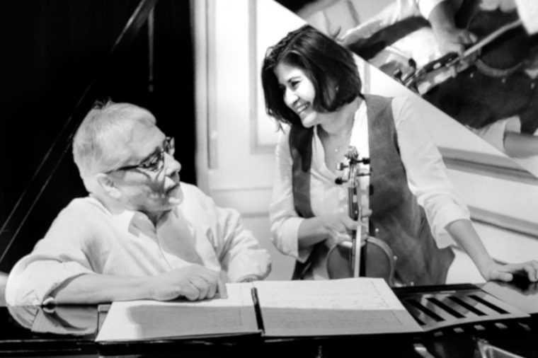 David del Pino y Oriana Silva. Foto: Mila Belén.