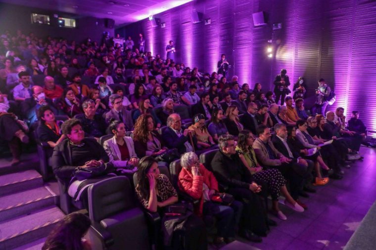Lanzamiento del Festival Internacional Teatro a Mil 2023 en Centro Cultural La Moneda - Sala Cineteca. Foto: Felipe Fredes.