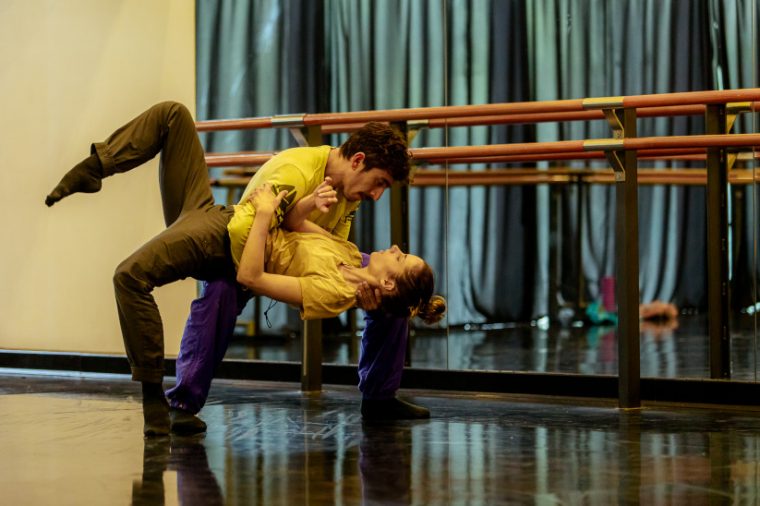 Dual, ensayo. Foto: Luis Zamora.