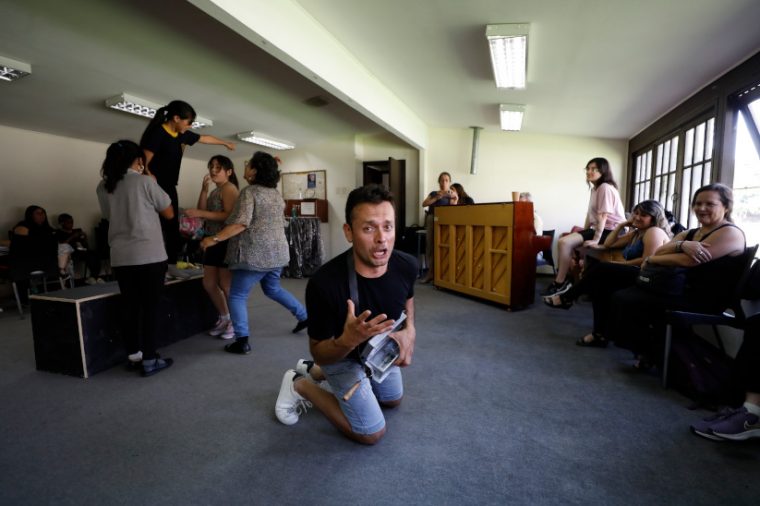 Trabajo de ensayo de La Flauta Mágica. Foto: César Cortés.