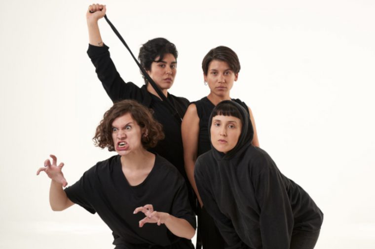 Camila González, Giannina Fruttero, Nicola Sobarzo y JosefaCavada. Foto: Pam Berry.