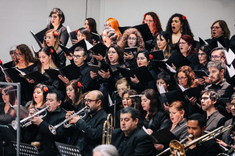 Coro Sinfónico Usach. Foto: Mila Belén.