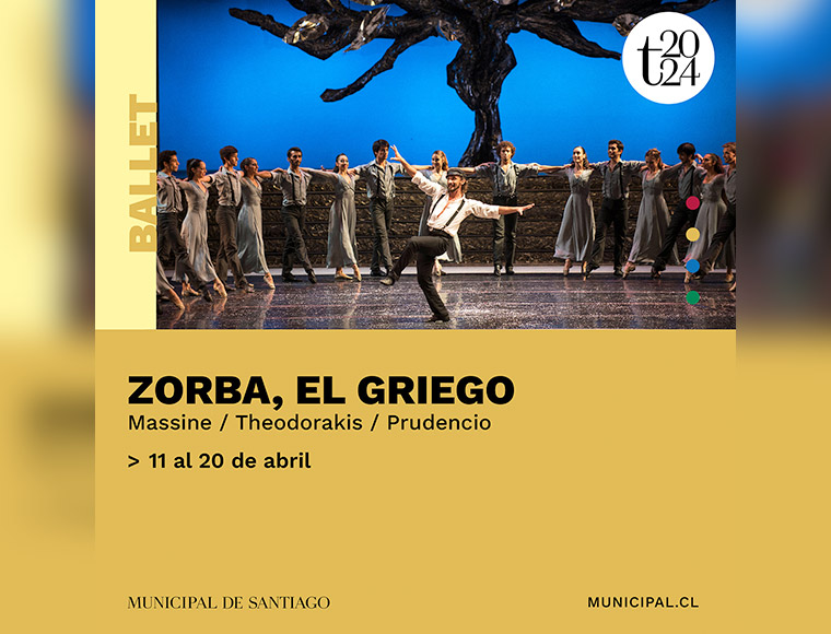 Concurso cerrado: Gana entradas para "Zorba el Griego" en Teatro Municipal de Santiago
