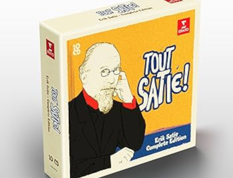 Obras completas de Satie. Sello Erato. Disponible en prestomusic.com