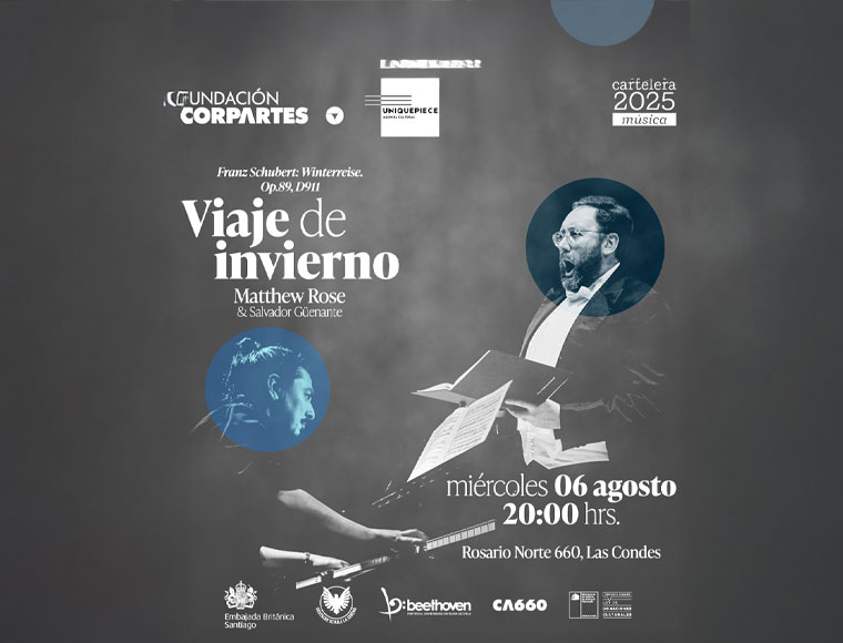 Concurso Cerrado: Participa por entradas al Concierto "Viaje de invierno. Matthew Rose en concierto"